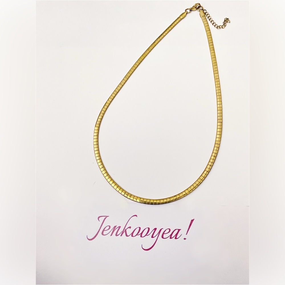 Gold Necklace by Jenkooyea